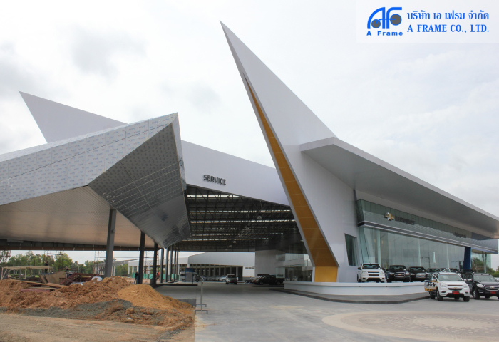บริษัท เอ เฟรม จำกัด ผู้เชี่ยวชาญด้านงานอลูมิเนียมคอมโพสิตและงานโลหะประดับอาคาร