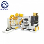 เครื่องคลายม้วนเหล็กแผ่น CK รุ่น 3in1, Uncoiler Straightener Feeder - เครื่องจักรปั๊มโลหะ ซี.เค. แมชชินทูล