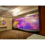 Order to backdrop out the exhibition booth - Tawanprinting Design & Silk LP