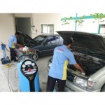 Coolant flush and replacement - Air Conditioning Repair Shop Samut Prakan - VANICHANAN