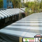 ติดตั้งหลังคาเลื่อนผ้าใบ ลาดกระบัง