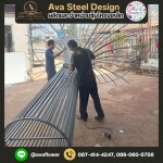 รับจัดซุ้มโครงเหล็กบ้านและสวน - เอวาฟลาวเวอร์
