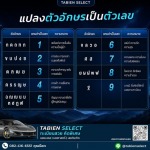รับจองทะเบียนรถสวย - Tbien Select