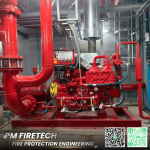ติดตั้งเครื่องสูบน้ำดับเพลิงมาตรฐาน NFPA 20 - บริษัท พีเอ็ม ไฟร์เทค จำกัด