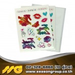 รับพิมพ์สติ๊กเกอร์แทททูติดร่างกาย Tattoo Sticker ไม่มีขั้นต่ำ ราคาถูก - โรงพิมพ์สติกเกอร์ - ซีซัน กรุ๊ป 