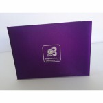 ปกประกาศนียบัตรผ้าไหม พร้อมสกรีน - รับผลิตปกปริญญาบัตร - ภัทรการพิมพ์