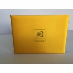 ปกประกาศนียบัตร สกรีนโลโก้ - รับผลิตปกปริญญาบัตร - ภัทรการพิมพ์