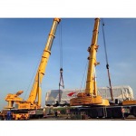 รถเครน 200 ตัน ยกหัวรถไฟคู่เครน 400 ตัน - บริษัท สหเครนเซอร์วิส จำกัด