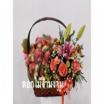 รับทำกระเช้าผลไม้ - ร้านดอกไม้ง้ามงาม