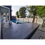 งานทรายล้างรอบสระว่ายน้ำ - งานพื้นทรายล้าง - Luxstone พระราม2