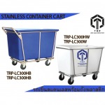 stainless container cart รถเข็นสแตนเลสพร้อมถัง - โรงงานผลิต Stacking Pallet - ธนะรุ่ง โปรดักส์