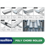 ผู้ผลิตโรลเลอร์พลาสติก Plastic free roller (steel pipe with zinc plate) - โรงงานผลิตลูกกลิ้งสายพานลำเลียง สมุทรปราการ