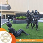 รับผลิตงานประติมากรรมหล่อโลหะ - โรงงานผลิตชิ้นงานประติมากรรม