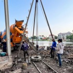 รับทำเสาเข็มเจาะสามขา สำหรับพื้นที่จำกัดพิเศษ (Bored Pile Service)