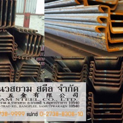เหล็กชีทไพล์ (Steel Sheet Pile) หรือ เหล็กเข็มพืด