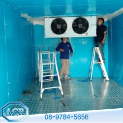 สร้างห้องเย็นเก็บผลไม้