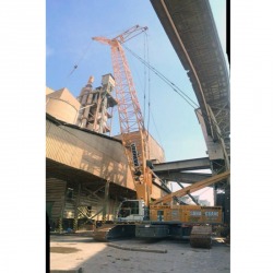 Crawler Crane 300 ตัน ยกงานรื้อและติดตั้ง EP-RAW MEAL