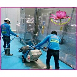 Concrete cutting groove