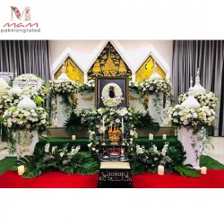 รับจัดดอกไม้หน้าศพ