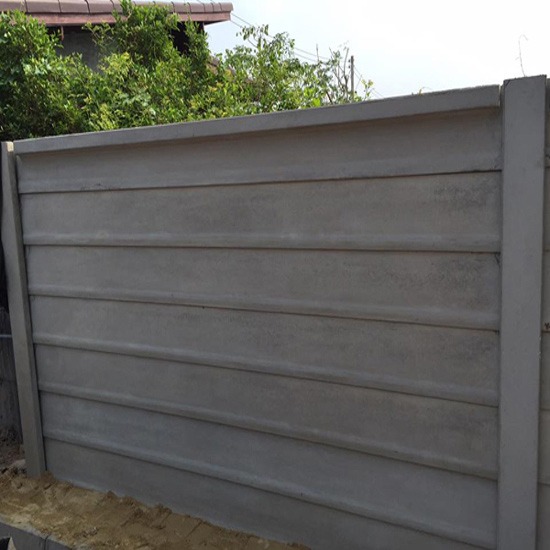 แผ่นรั้วคอนกรีต คอนกรีต   คอนกรีตสำเร็จรูป   พรีคาสท์   Precast   Concrete   แผ่นรั้วคอนกรีต   เสา   ทับหลัง 