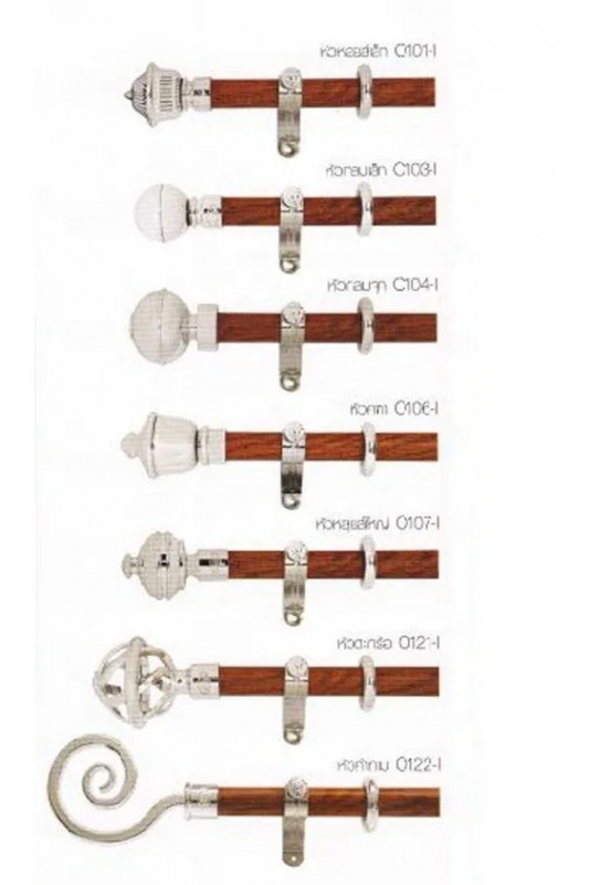 รางประกอบสีไม้สักสีเงินและสีไม้โอ๊ค ขนาด 19 และ 26 มิล 
