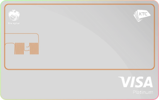 บัตรเครดิต KTC DIGITAL PLATINUM VISA บัตรเครดิต KTC DIGITAL PLATINUM VISA